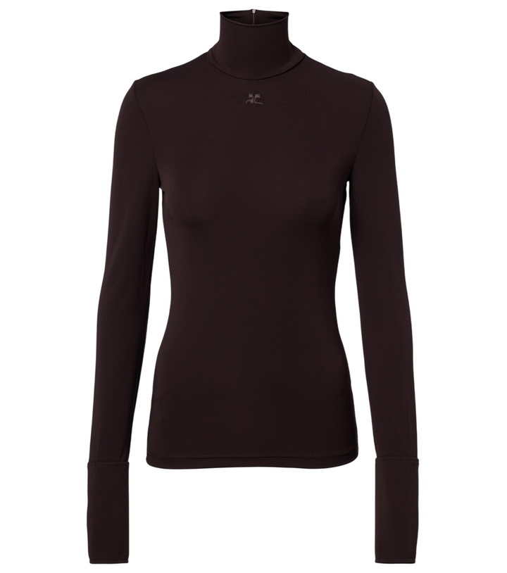 Photo: Courrèges Jersey turtleneck sweater
