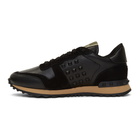 Valentino Black Valentino Garavani Rockstud Sneakers