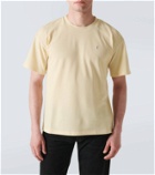 Saint Laurent Cassandre cotton-blend piqué T-shirt