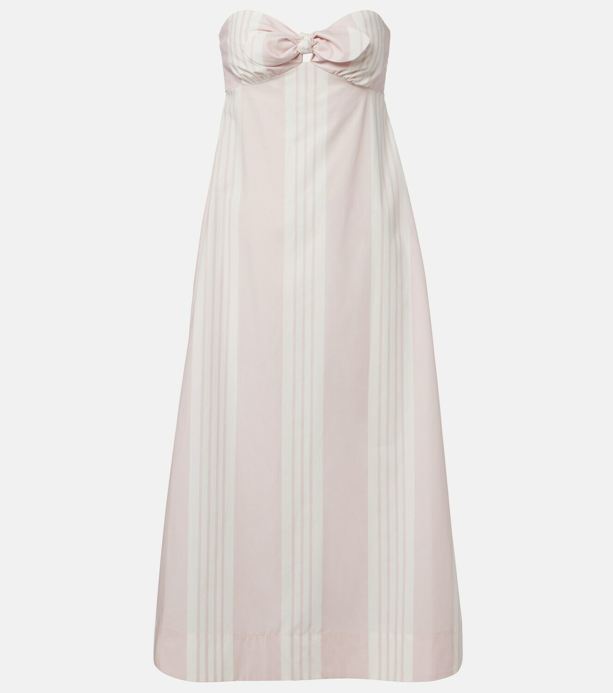Posse Rosie striped cotton midi dress