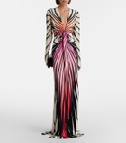 Roberto Cavalli Printed gown