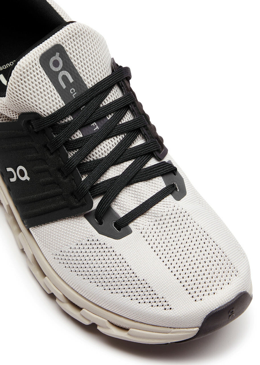 ON Cloudswift 3 Panelled Mesh Sneakers White And Black