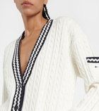 The Upside Topspin Piper cable knit cardigan