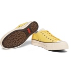 visvim - Skagway Leather-Trimmed Canvas Sneakers - Yellow