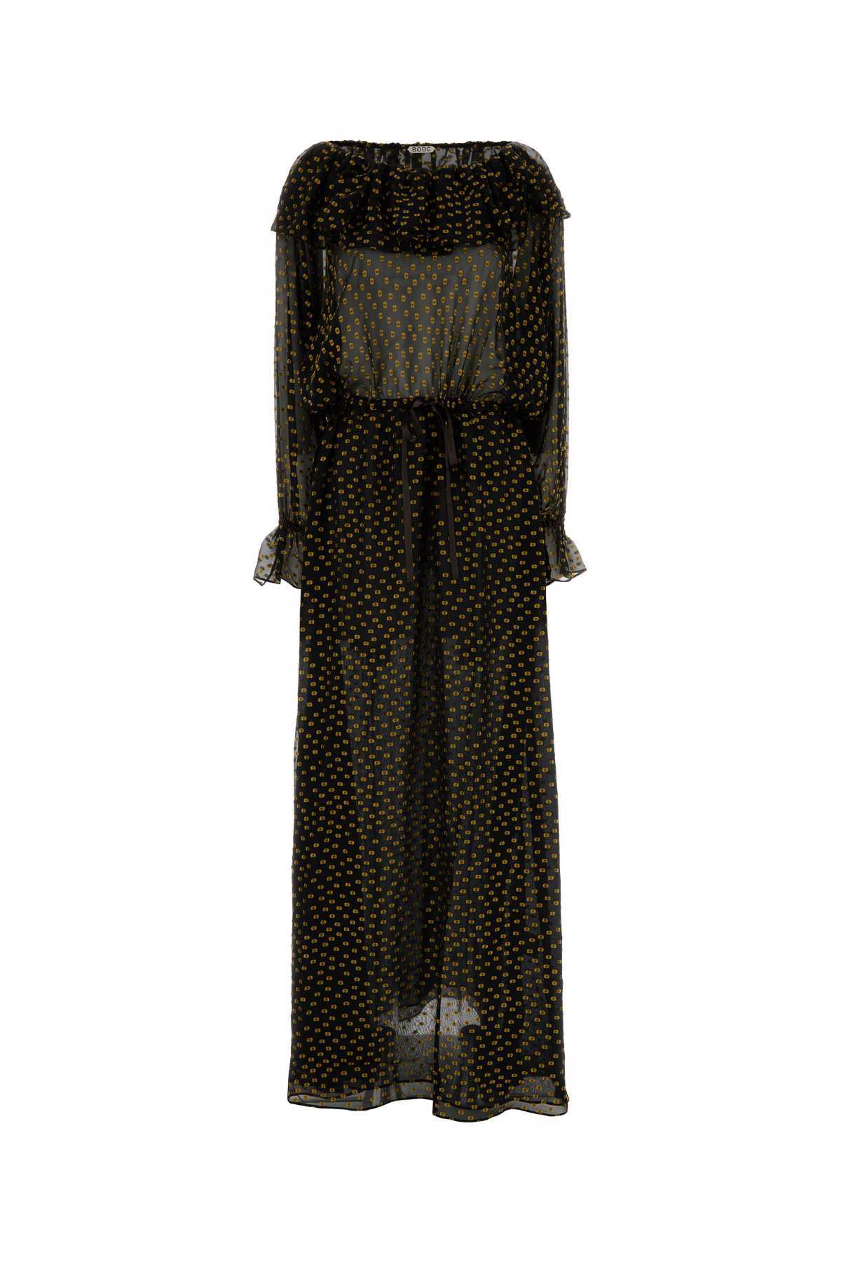 Bode White Linen Blevoir Dress Bode