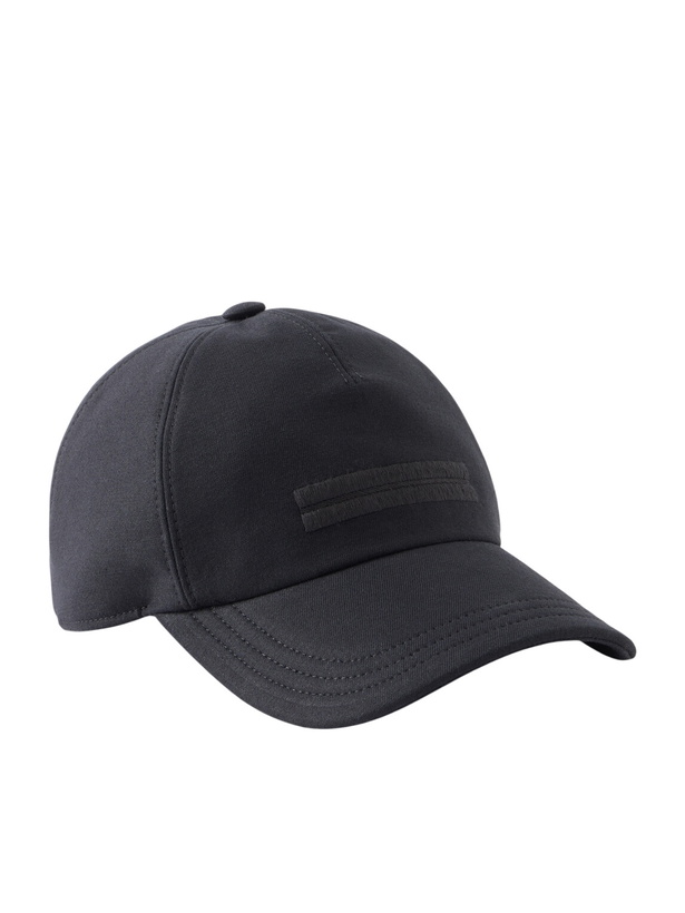 Photo: Zegna - Embroidered Cotton Cap - Black