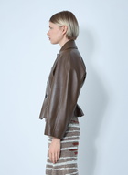 Bottega Veneta Leather Blouson Jacket