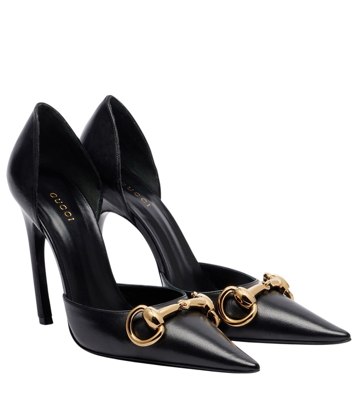 Photo: Gucci Boulevard Horsebit leather pumps