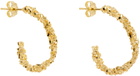 Veneda Carter Gold Medium VC003 Open Hoop Earrings