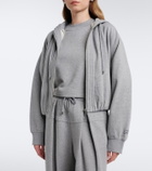 Sportmax Cotton-blend jersey hoodie