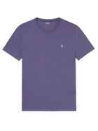 POLO RALPH LAUREN - Slim-Fit Cotton-Jersey T-Shirt - Purple