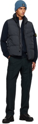 Stone Island Navy 3100006 Canvas Weave Cotton Cargo Pants
