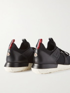Moncler - Emilien Rubber and Leather-Trimmed Neoprene Sneakers - Black
