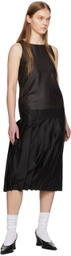 UMBER POSTPAST Brown Mud-Dyed Midi Dress