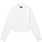 Hommegirls Women's Cropped Shirts in White