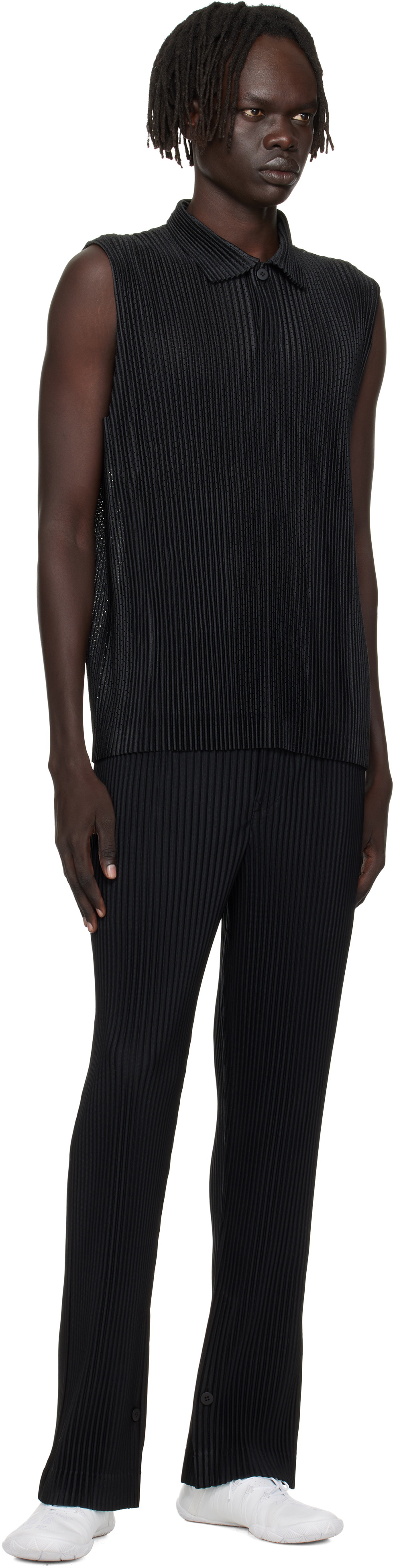 HOMME PLISSÉ ISSEY MIYAKE Black Monthly Color June Trousers Homme