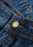 Frame The Dockside Denim Shorts Blue