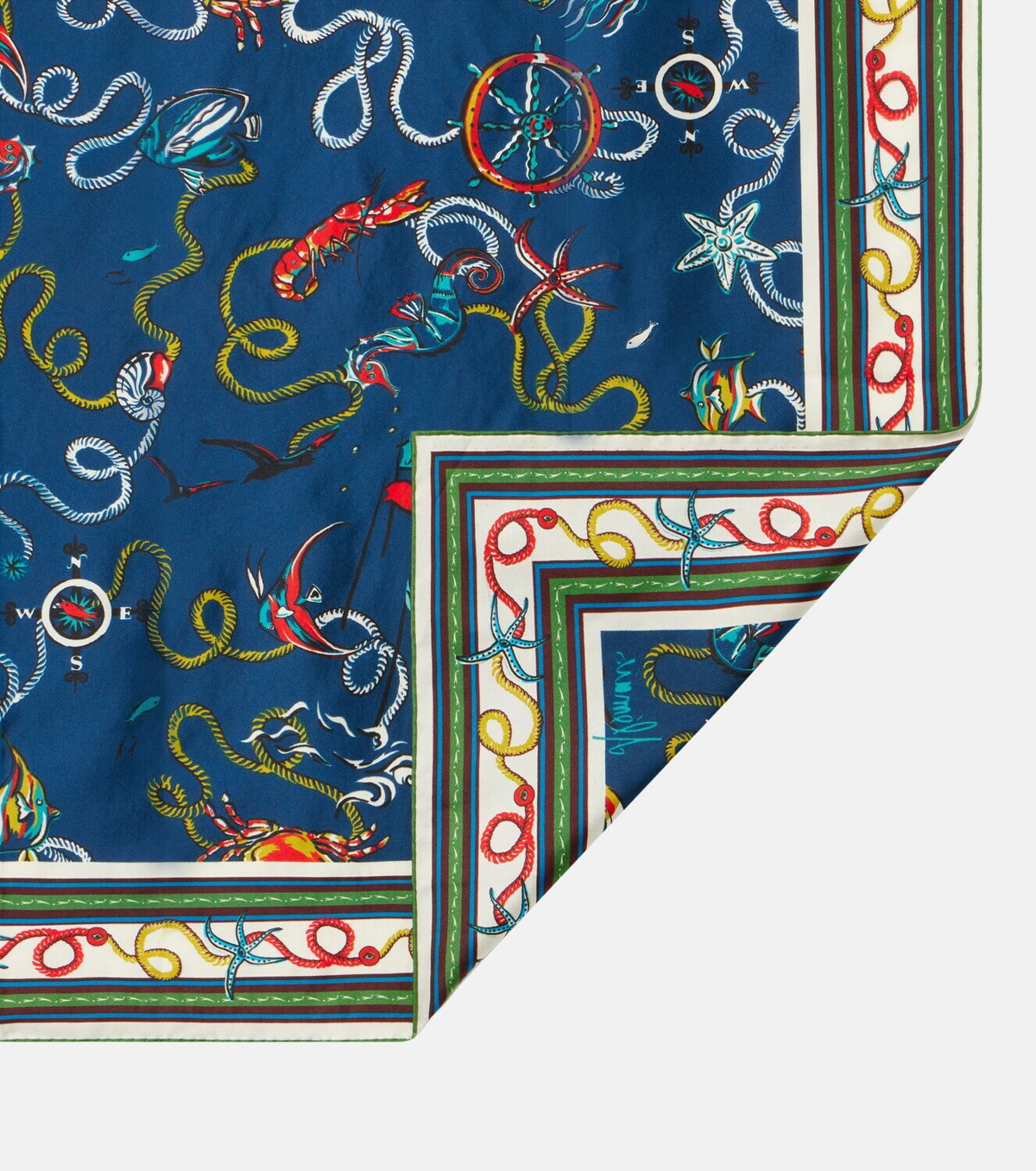 Alémais Printed silk twill scarf