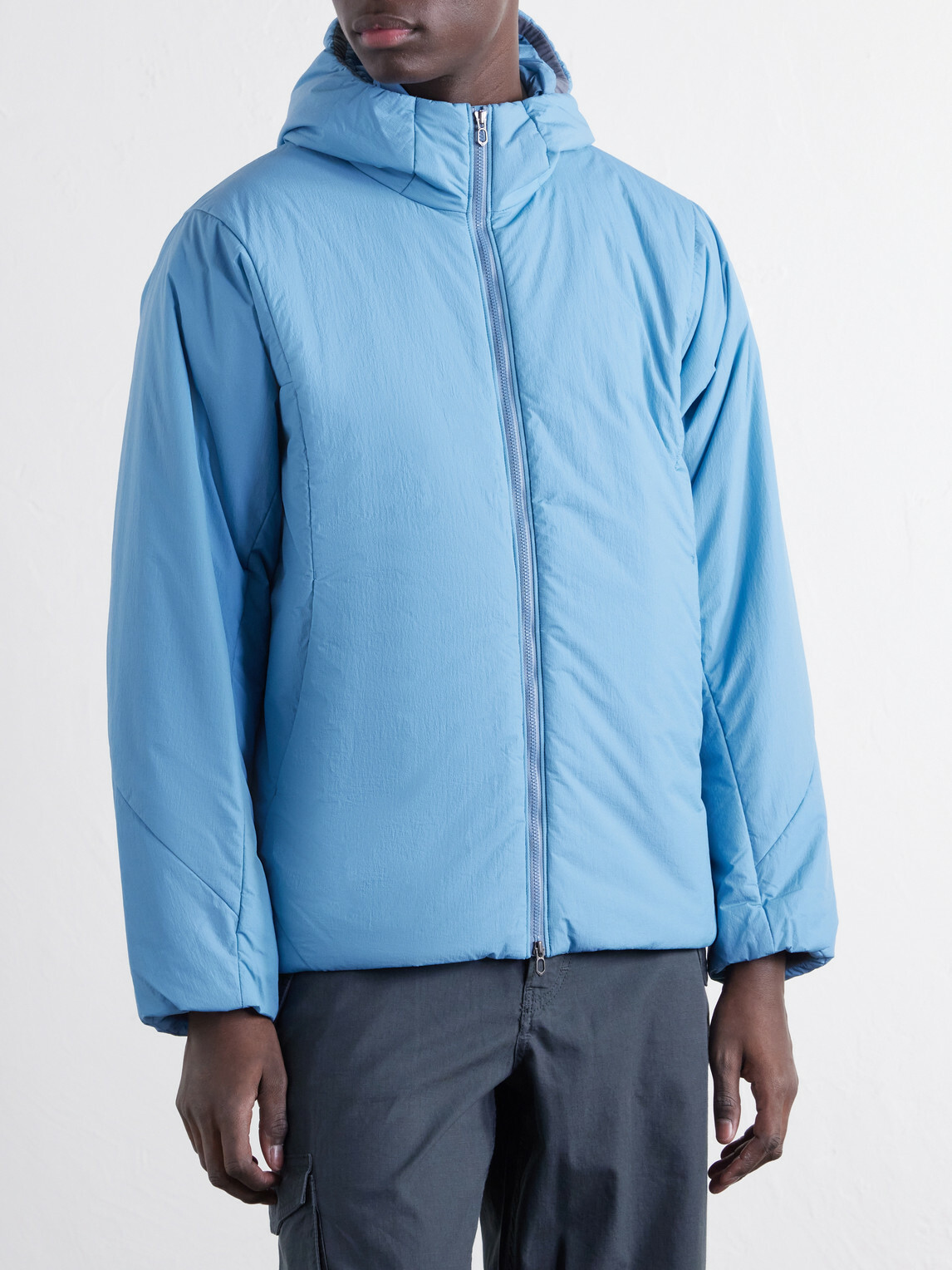 Goldwin - Tsubai Hooded Padded Shell Ski Jacket - Blue