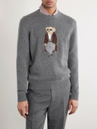 Ralph Lauren Purple label - Polo Bear Cashmere Sweater - Gray