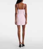 Blumarine Embellished crêpe minidress