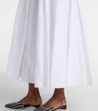 Gabriela Hearst Durand belted linen shirt dress