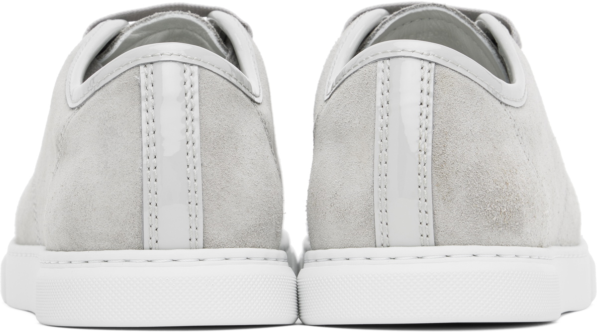 Lanvin Gray DBB1 Suede & Patent Leather Sneakers Lanvin display picture 1