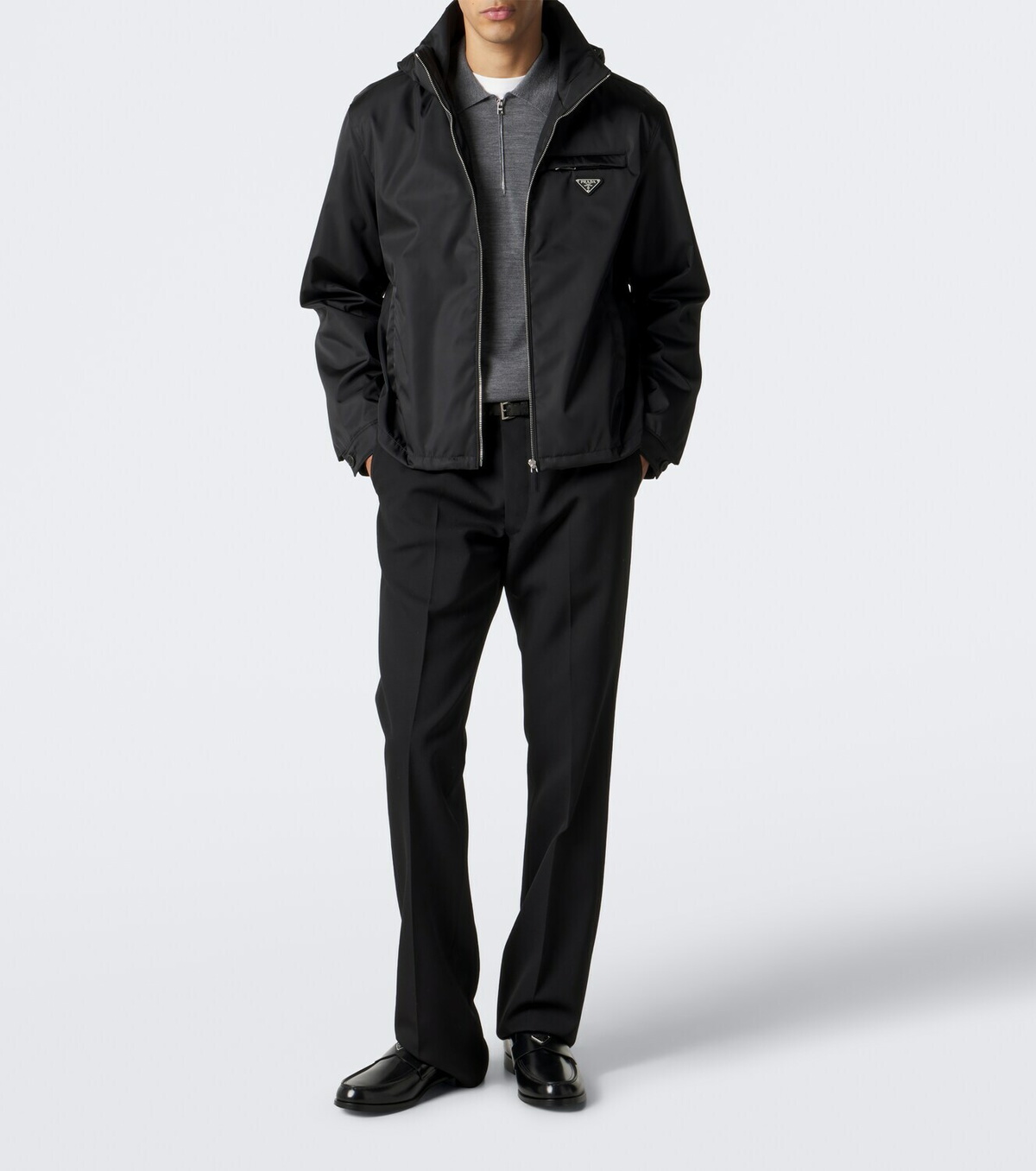 Prada Re-Nylon hooded jacket