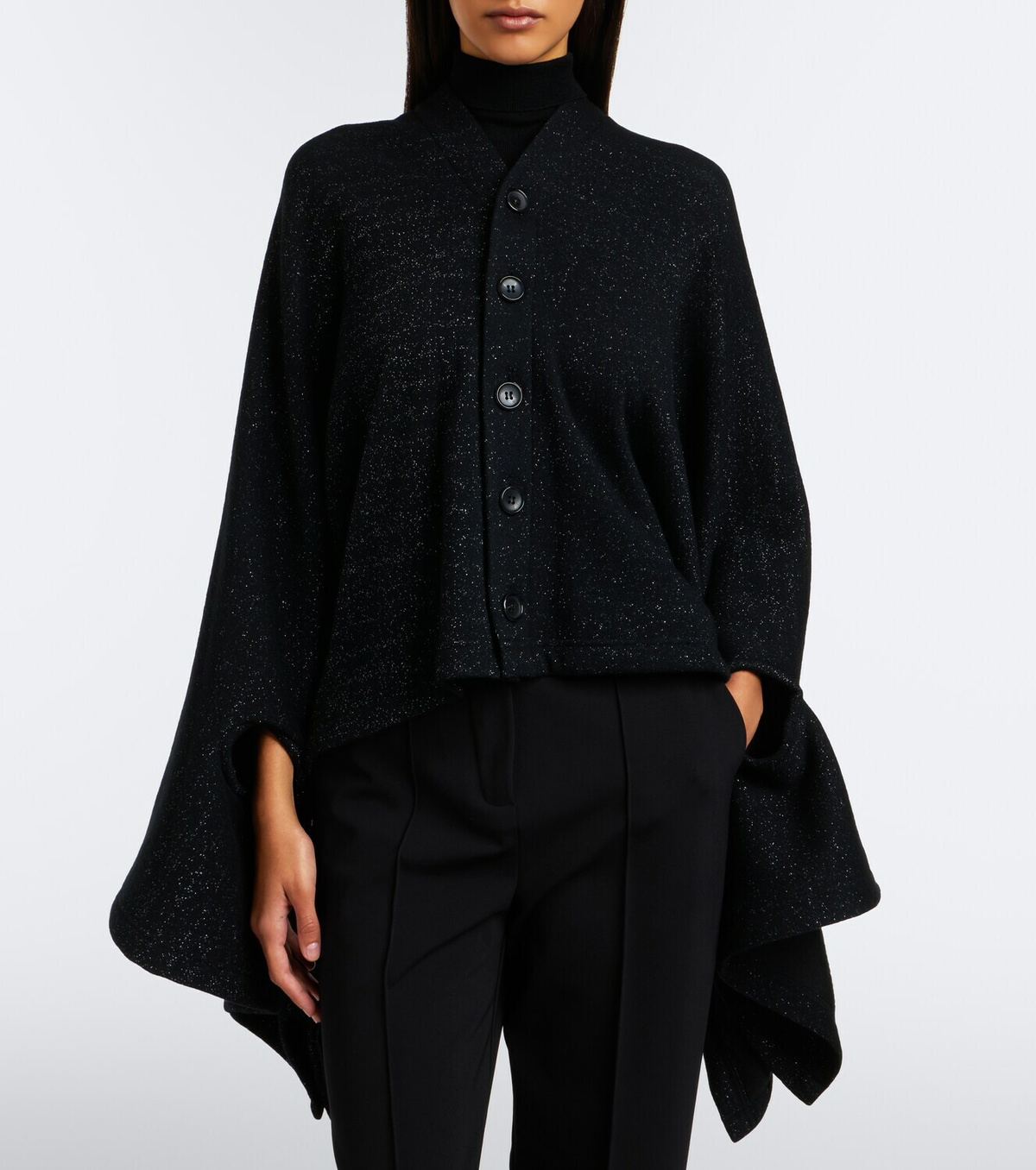 Junya Watanabe Draped wool and cotton-blend cardigan