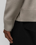 Ami Paris Off White Adc Sweater Beige Pullovers