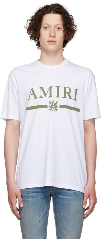 Photo: AMIRI White Cotton T-Shirt