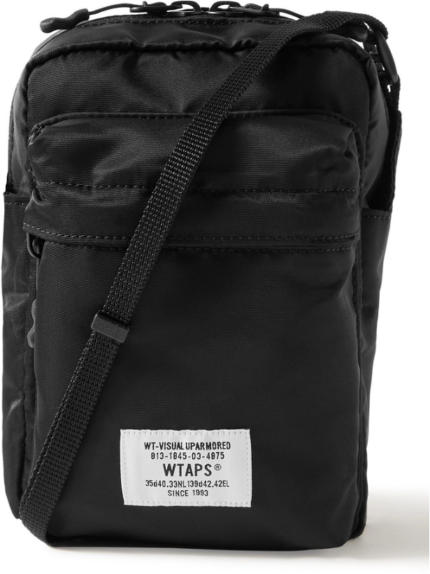 Photo: WTAPS - Reconnaissance Logo-Appliquéd Nylon Messenger Bag - Black