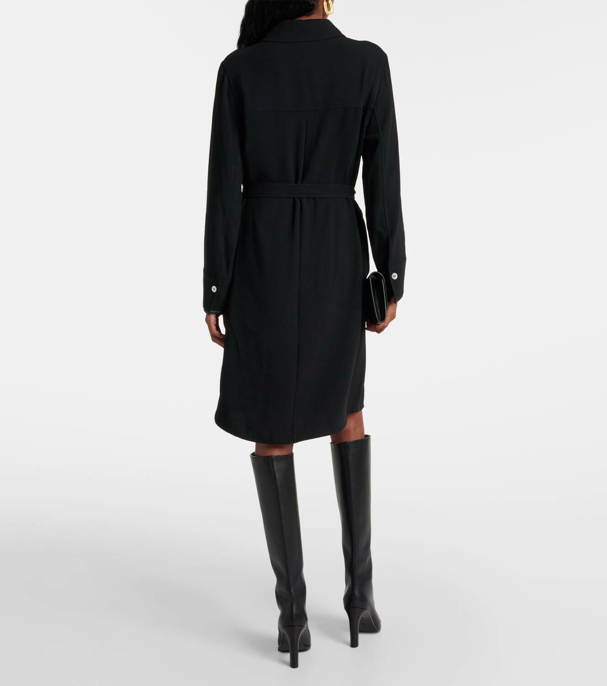 Vince Belted midi dress