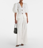 Adriana Degreas Cotton-blend top