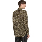 Johnlawrencesullivan Beige and Black Leopard Shirt