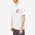 Moncler Men's Logo Outline T-Shirt in White