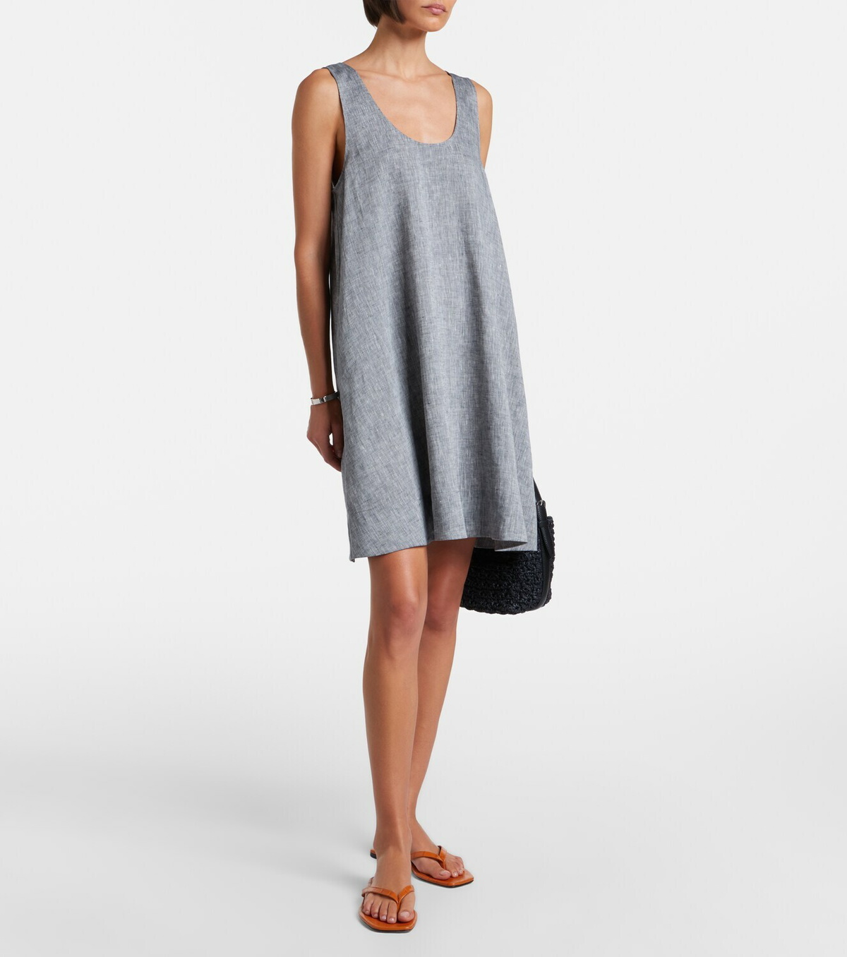 Asceno Sicily linen minidress