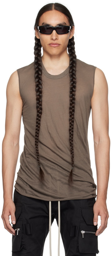 Photo: Rick Owens Gray Basic Tank Top