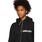 Ambush Black Logo Print Hoodie