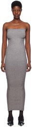 Wolford Silver Fading Shine Maxi Dress