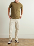 Folk - Garment-Dyed Cotton-Jersey T-Shirt - Green