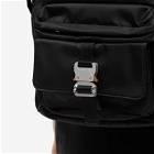 1017 ALYX 9SM Men's Buckle Backpack in Black/Silver