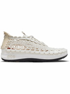 Nike - ACG Watercat Woven Leather and Rubber-Trimmed Woven Sneakers - White