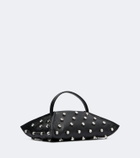 Altuzarra Origami Mini embellished leather top-handle bag