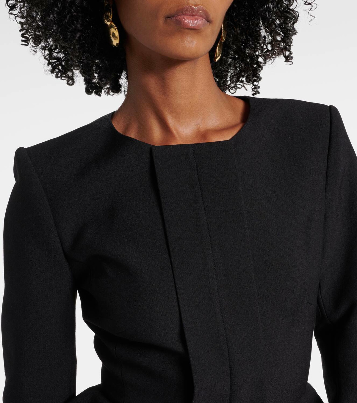 Roland Mouret Peplum crêpe jacket