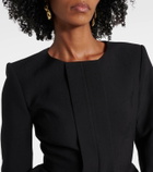 Roland Mouret Peplum crêpe jacket