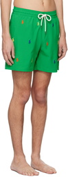 Polo Ralph Lauren Green Traveler Swim Shorts