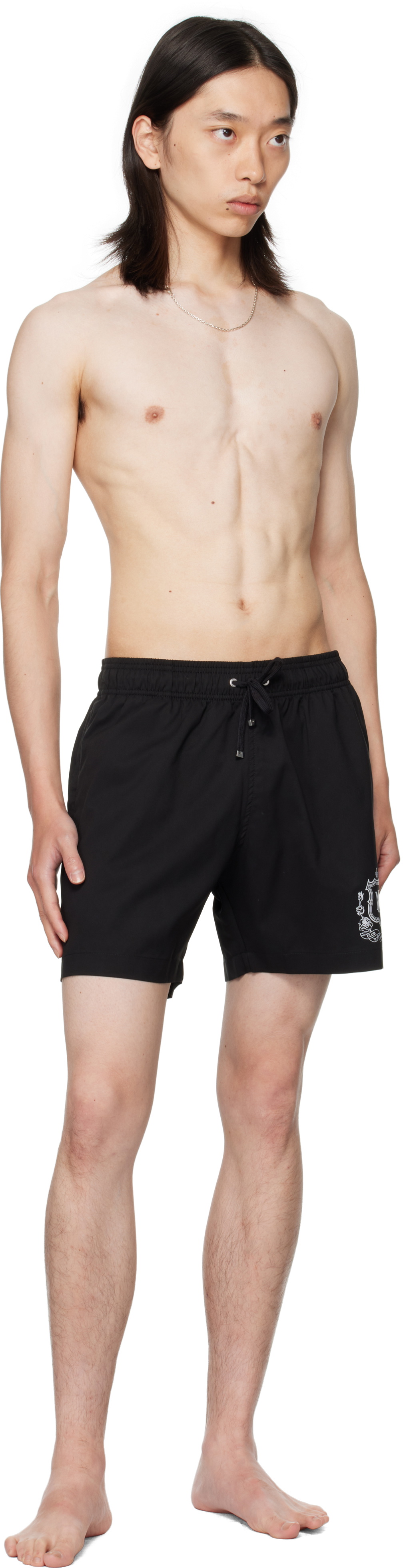 AMIRI Black 'Club AMIRI' Swim Shorts