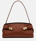 Ferragamo Hug East-West Small leather shoulder bag