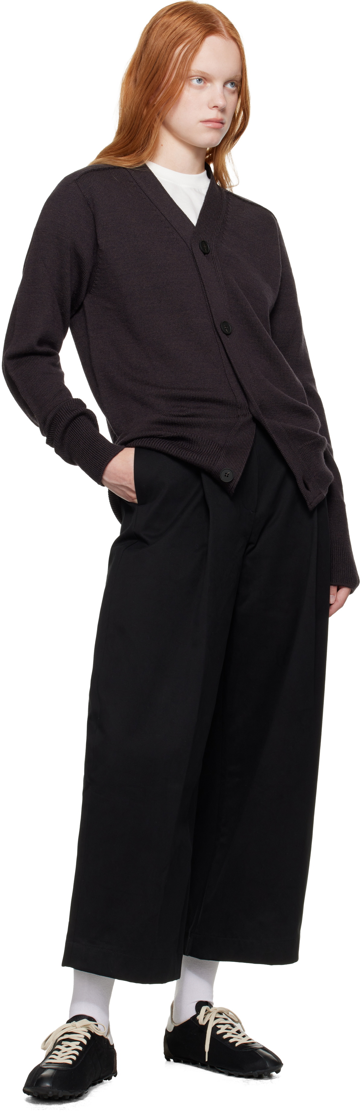 Studio Nicholson Brown Conan Cardigan